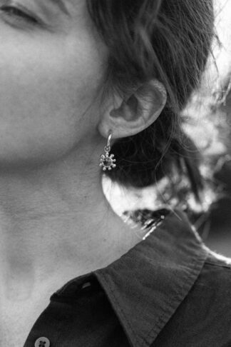 Kolczyki KWITNĄCA WIŚNIA srebrne