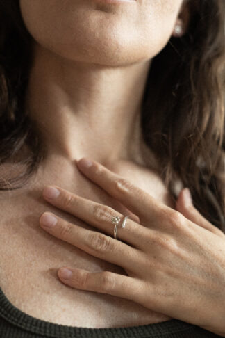 Pierścionek KWIATEK mini