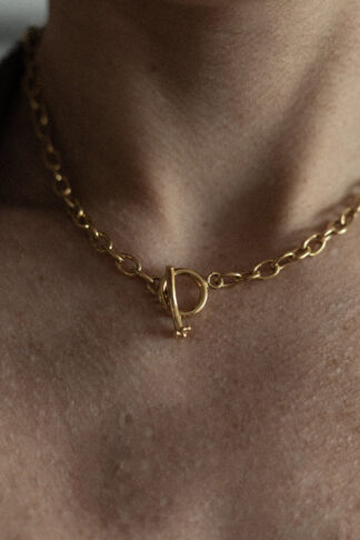 Naszyjnik KWIATOWY bazowy złocony